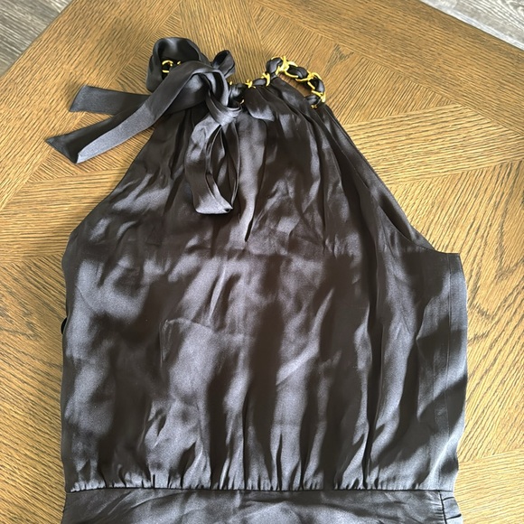 VERONICA BEARD Chain halterneck silk-blend minidress, Size 2, $598 - Picture 16 of 16